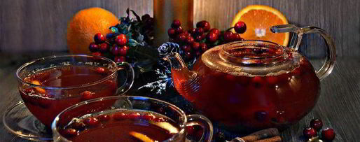 Шаг 3: клюквенного чая с апельсином