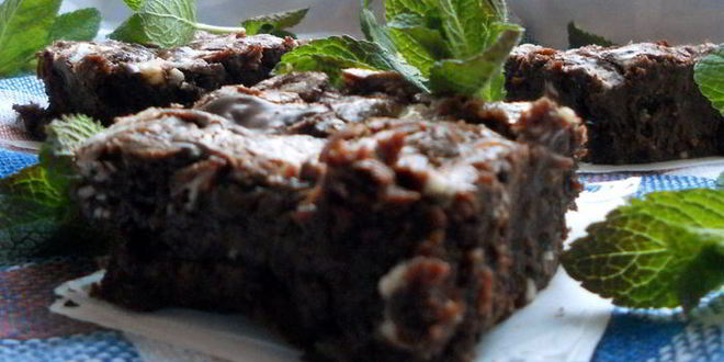 Рецепт мятного и чрезвычайно шоколадный брауни
