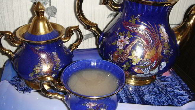 Рецепт Согревающего пряного чая с хурмой