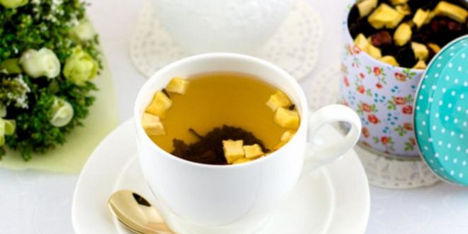 Рецепт яблочного чая с клюквой и пряностями