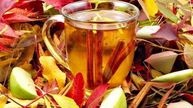 Рецепт Яблочного чая с корицей и гвоздикой