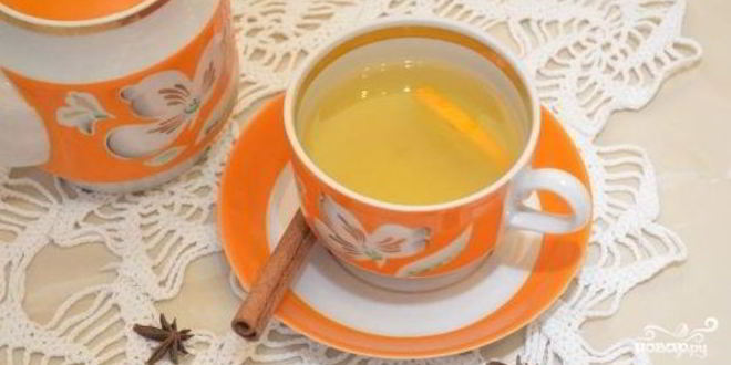 Рецепт зеленого чая с апельсином