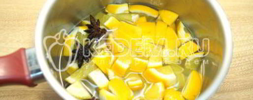 Шаг 2: глинтвейна из белого вина