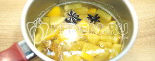 Шаг 5: глинтвейна из белого вина