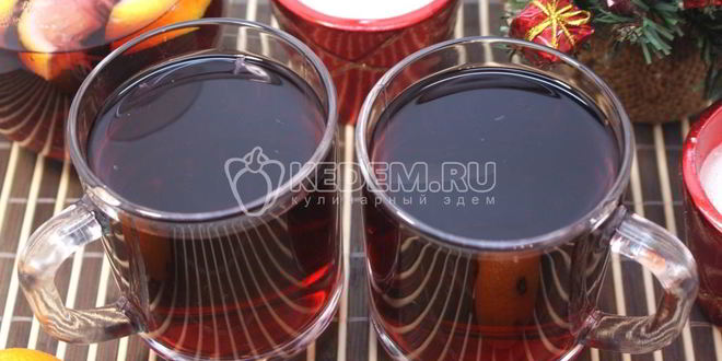 Рецепт глинтвейна с лимоном