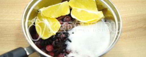 Шаг 3: клюквенного безалкогольного глинтвейна