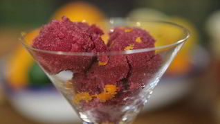 Рецепт Сорбе из глинтвейна