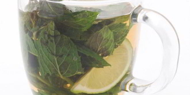 Рецепт горячего мятно-лимонный напиток