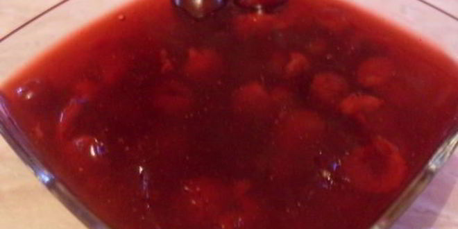 Рецепт киселя из черешни
