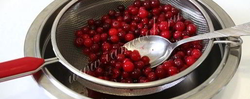 Шаг 2: киселя из клюквы