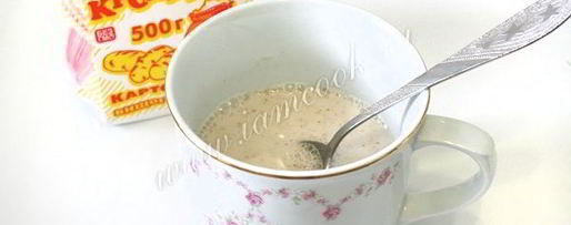 Шаг 6: киселя из клюквы