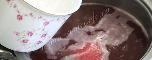 Шаг 8: киселя из клюквы