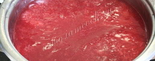 Шаг 9: киселя из клюквы