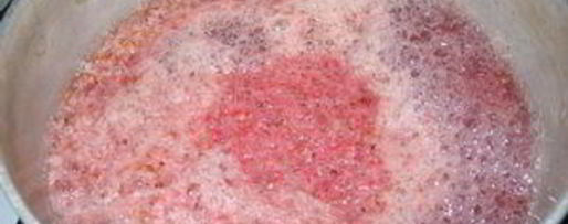 Шаг 1: киселя из красной смородины