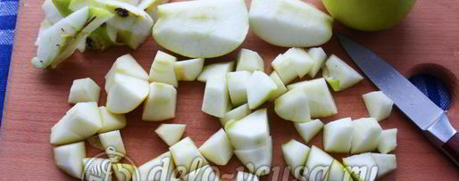 Шаг 1: киселя из мандаринов и яблок