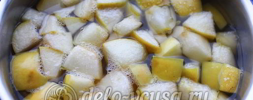 Шаг 3: киселя из мандаринов и яблок