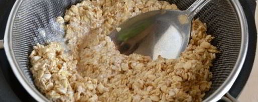 Шаг 4: киселя из овсяных хлопьев с липовым медом