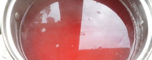 Шаг 2: киселя из розового крыжовника