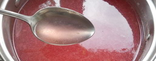 Шаг 4: киселя из розового крыжовника