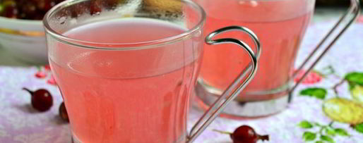 Шаг 5: киселя из розового крыжовника