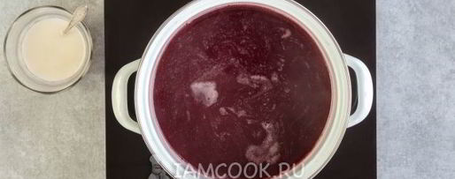 Шаг 8: киселя из замороженной вишни