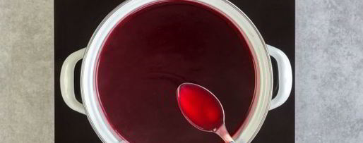 Шаг 9: киселя из замороженной вишни