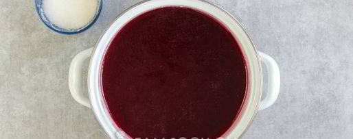 Шаг 10: киселя из замороженной вишни