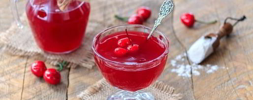 Шаг 11: киселя из замороженной вишни