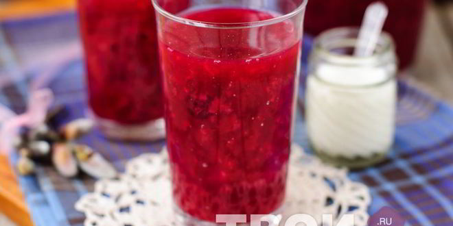 Рецепт киселя из замороженных ягод