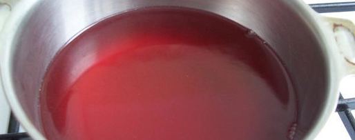 Шаг 4: киселя клюквенного горячего со сливками