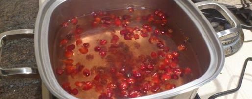 Шаг 1: киселя клюквенного