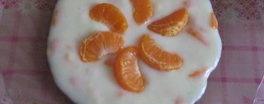 Шаг 3: киселя молочного с мандаринами