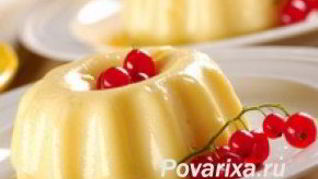 Рецепт Киселя молочного со сливками