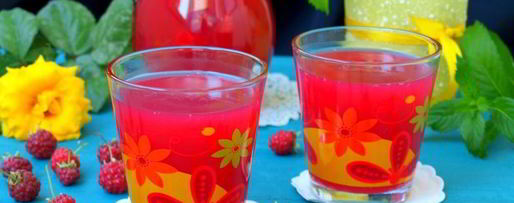 Шаг 4: малинового киселя с мятой