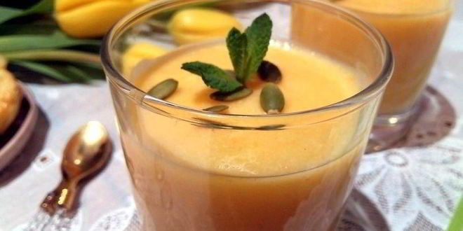 Рецепт молочно-тыквенного кисель