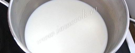 Шаг 3: молочного киселя с изюмом
