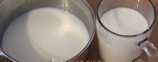 Шаг 3: молочного киселя с вишневым конфитюром