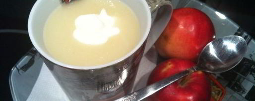 Шаг 5: яблочно-молочного кисель