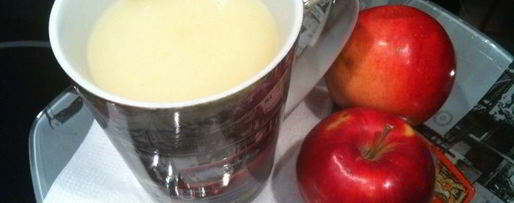 Шаг 6: яблочно-молочного кисель