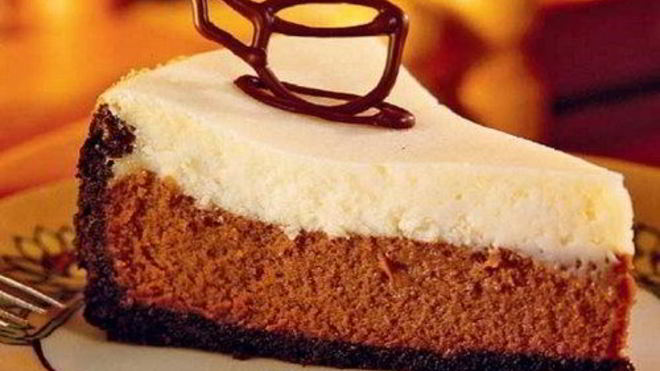 Рецепт Чизкейка Кофе с молоком на шоколадной основе