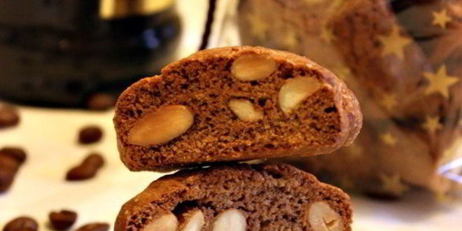 Рецепт кантуччей с эспрессо и марципаном