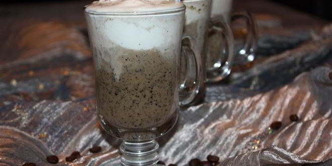 Рецепт кофе гляссе со страчателлой