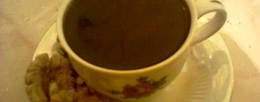 Шаг 2: кофе с карамелью