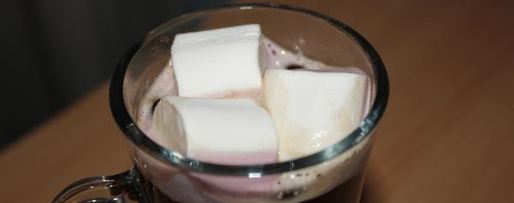 Шаг 1: кофе с marshmallows