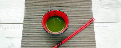 Шаг 8: латте с чаем маття и белым шоколадом