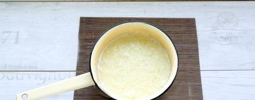 Шаг 10: латте с чаем маття и белым шоколадом