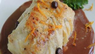 Рецепт Лойна трески с ароматом кофе