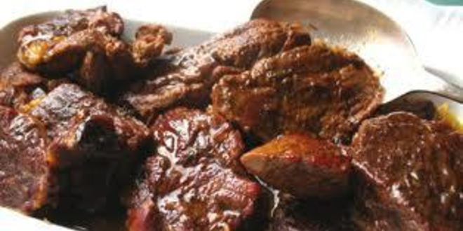 Рецепт мяса в кофейной гуще