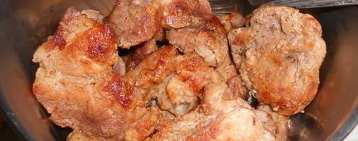 Шаг 2: мяса в кофейном соусе