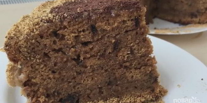 Рецепт очень простого кофейного торта
